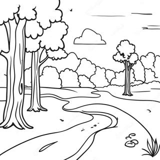 Charming Alabama Landscape Coloring Page 22254-20550