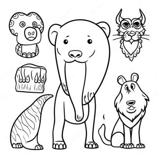 Hard Animals Coloring Page 22273-20564