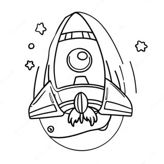 Colorful Space Shuttle Orbiting Earth Coloring Page 22314-20598