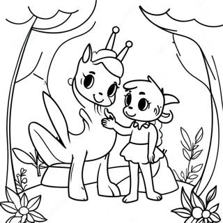 Fairy Tale Coloring Page 2231-1828