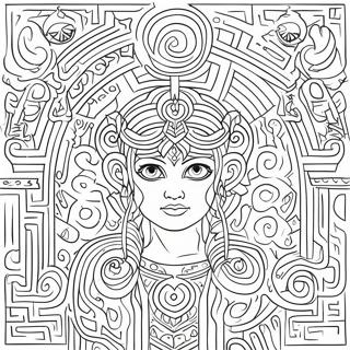 Labyrinth Coloring Pages