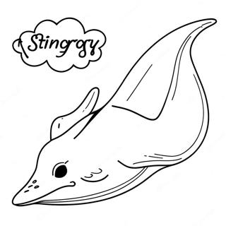 Stingray Coloring Pages