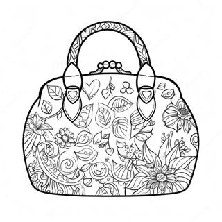 Purse Coloring Page 22393-20660