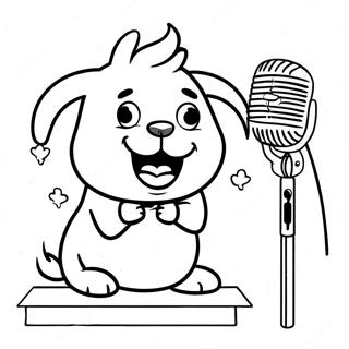 Sing 2 Coloring Page 2241-1836