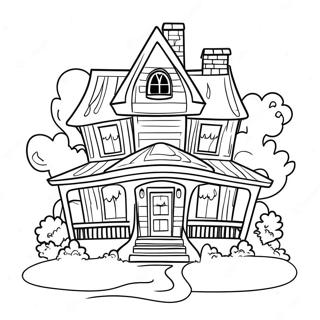 Monster House Coloring Page 22443-20699