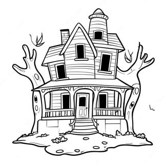 Monster House Coloring Page 22443-20700