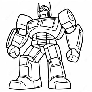 Optimus Prime Rescue Bots Coloring Page 22494-20743