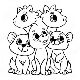 Doma Family Fun Coloring Page 22504-20749