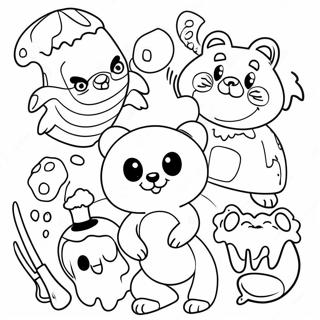 Fun Animal Kids Coloring Page 22524-20765