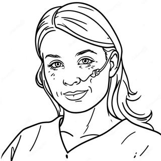 Meredith Grey In Surgery Coloring Page 22534-20775