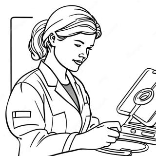 Meredith Grey In Surgery Coloring Page 22534-20776