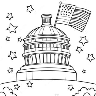 Patriotic Constitution Day Coloring Page 22544-20782