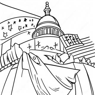 Patriotic Constitution Day Coloring Page 22544-20784