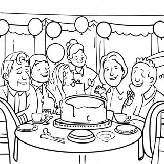 Farewell Party Coloring Page 22554-20790