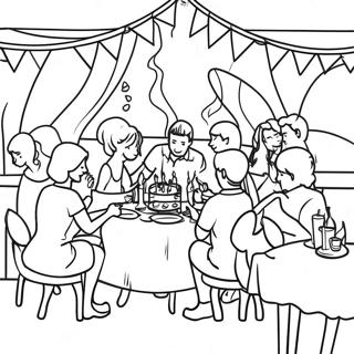 Farewell Party Coloring Page 22554-20791