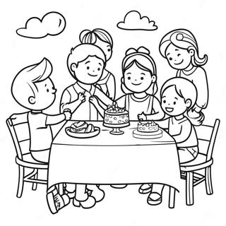 Farewell Party Coloring Page 22554-20792