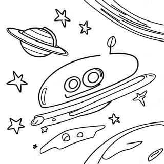 Galactic Adventure Stellar Vbs Coloring Page 22574-20805