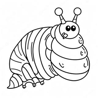 Colorful Caterpillar Eric Carle Coloring Page 2262-1856