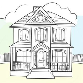 Gabby S Dollhouse Coloring Page 22643-20859