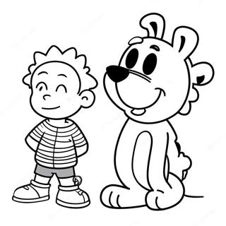 Calvin And Hobbes Coloring Page 22653-20866