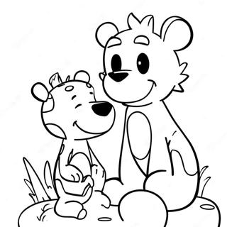 Calvin And Hobbes Coloring Page 22653-20868