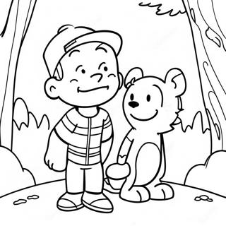 Calvin And Hobbes Adventure Coloring Page 22654-20872