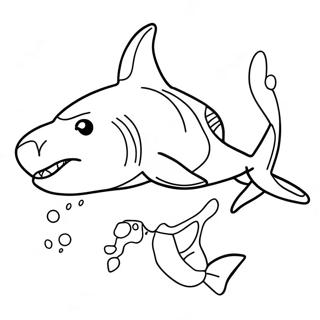 Tiger Shark Coloring Page 22703-20907