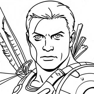 Hawkeye Coloring Page 22713-20915