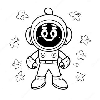 Funny Marvin The Martian In Space Coloring Page 22754-20941