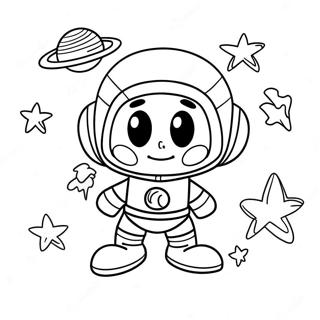 Funny Marvin The Martian In Space Coloring Page 22754-20944