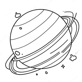 Colorful Saturn Planet Coloring Page 22784-20965