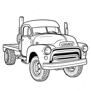 Gmc Truck Coloring Page 22793-20971