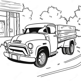 Classic Gmc Truck Coloring Page 22794-20975