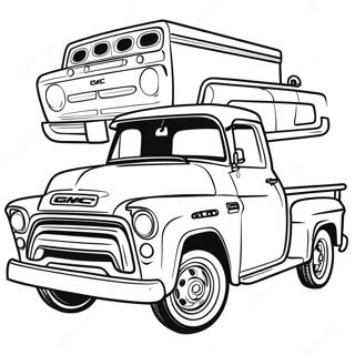 Classic Gmc Truck Coloring Page 22794-20976