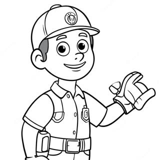 Handy Manny Coloring Page 22803-20978