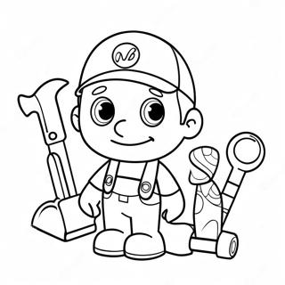 Handy Manny With Tools Coloring Page 22804-20982