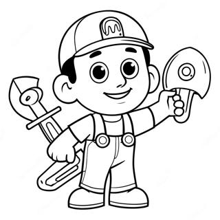 Handy Manny With Tools Coloring Page 22804-20983