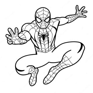 Spiderman And Hello Kitty Coloring Pages