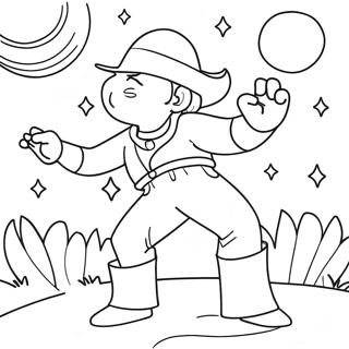 M3gan Dancing In The Moonlight Coloring Page 22824-20998