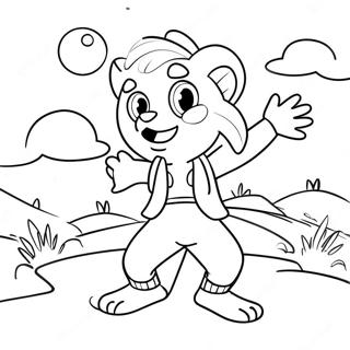 M3gan Dancing In The Moonlight Coloring Page 22824-21000