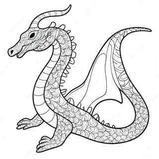 Majestic Sea Dragon Coloring Page 22834-21007