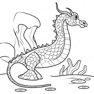 Majestic Sea Dragon Coloring Page 22834-21008