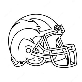 Denver Broncos Logo Coloring Page 22893-21050