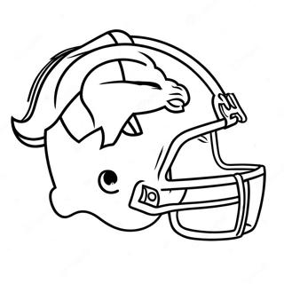 Denver Broncos Mascot Coloring Page 22894-21053