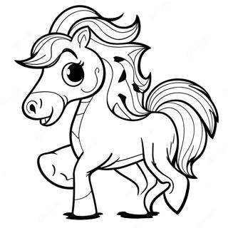 Denver Broncos Mascot Coloring Page 22894-21054