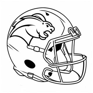 Denver Broncos Mascot Coloring Page 22894-21055