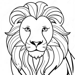 Aslan The Majestic Lion Coloring Page 22904-21063