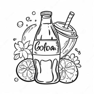 Soda Coloring Pages