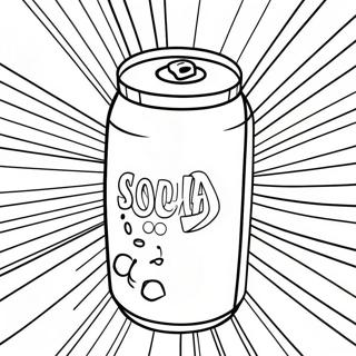 Sparkling Soda Can Coloring Page 22914-21071