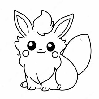 Flareon Coloring Page 22933-21083